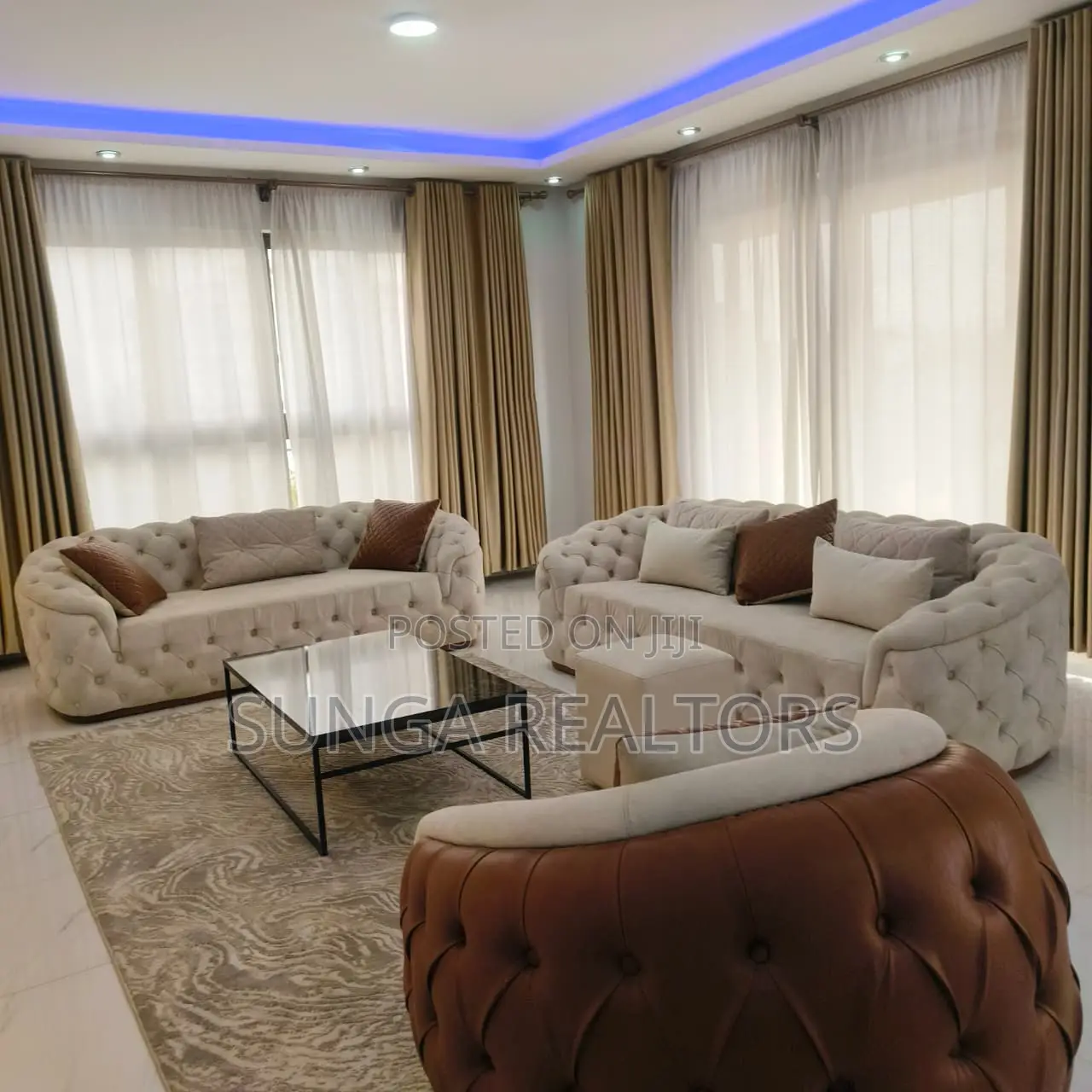 Furnished 3bdrm Apartment in Rose Avenue, Hurlingham for rent