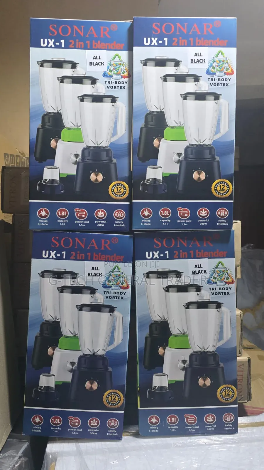 Sonar Ux-1 Blender and Grinder(1 Year Warranty)