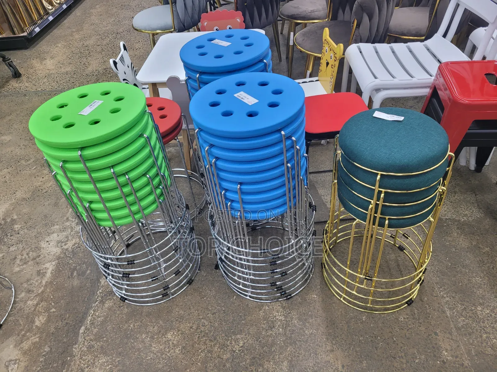 Stackable Salon / Spar Stools