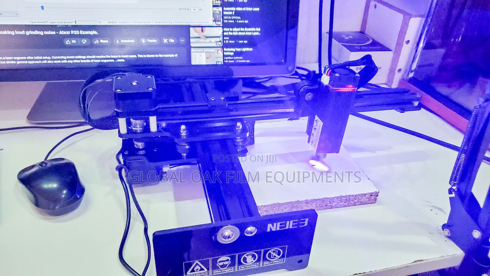 Neje 3 N30820 20w Laser Engraver Cutter Brand New Branding Machine