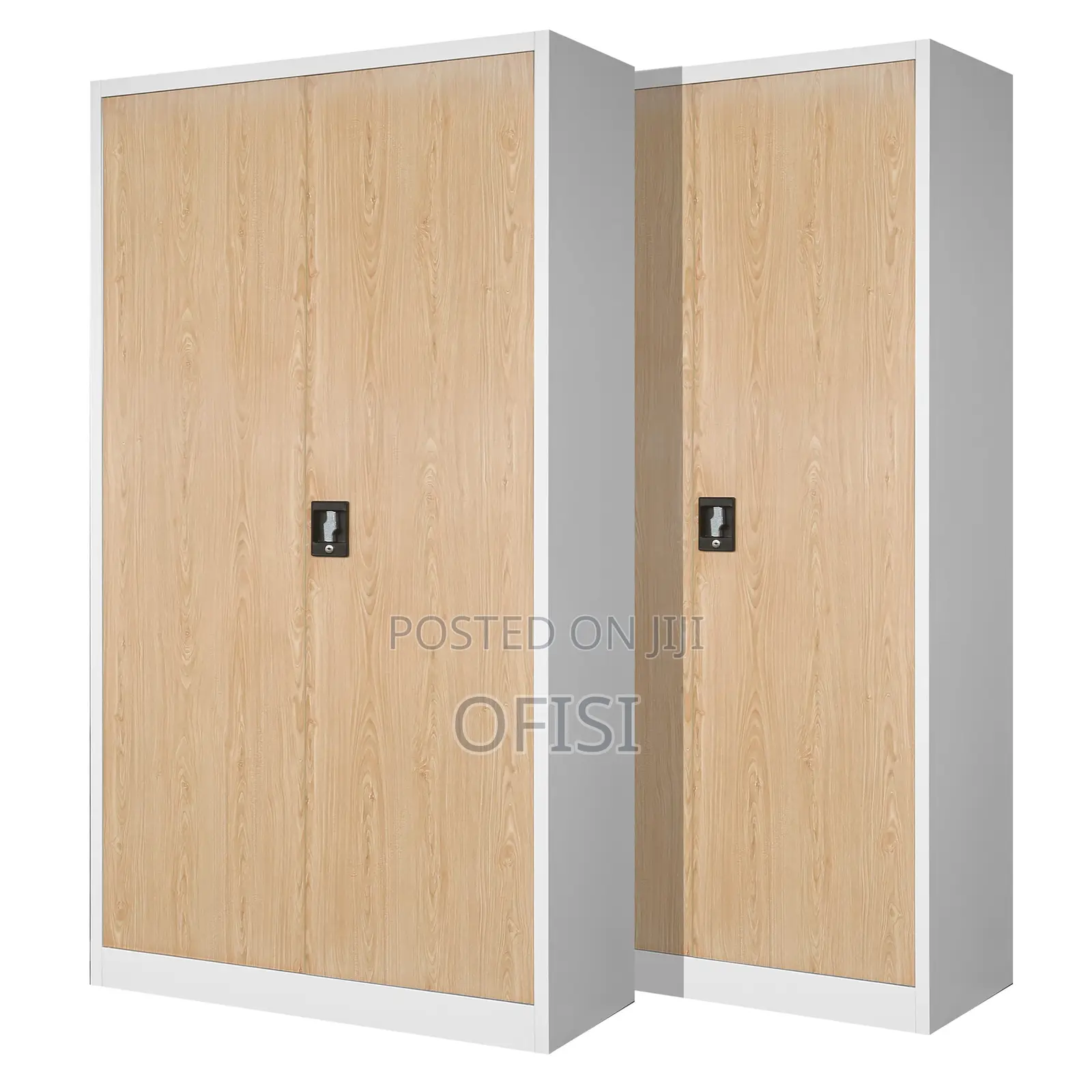Office Cabinet; 2 Door Brown Metallic Office Cabinet