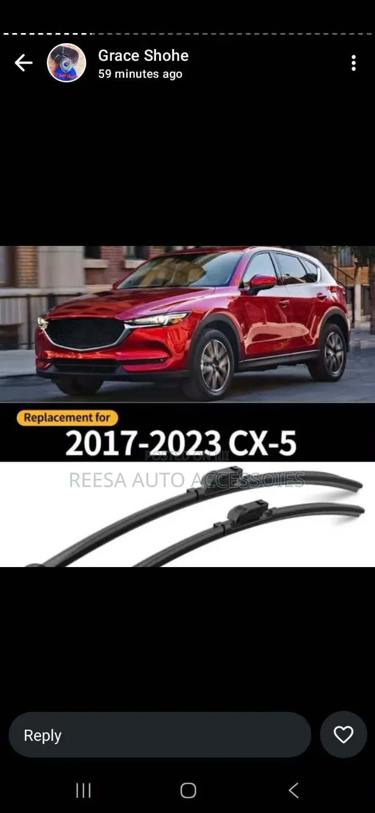 Wiper Blades Cx5