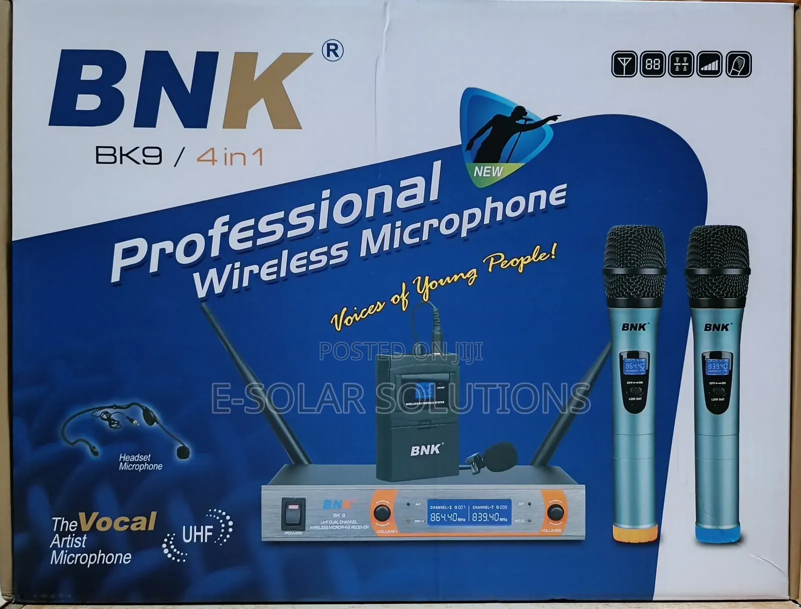 BNK Bk9 4 in 1 Wireless Microphone