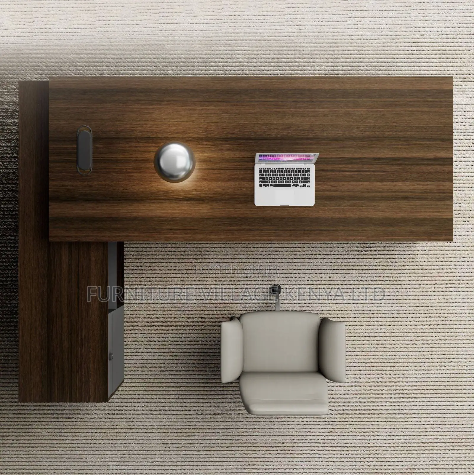 180cm Executive L-Shaped Office Desk