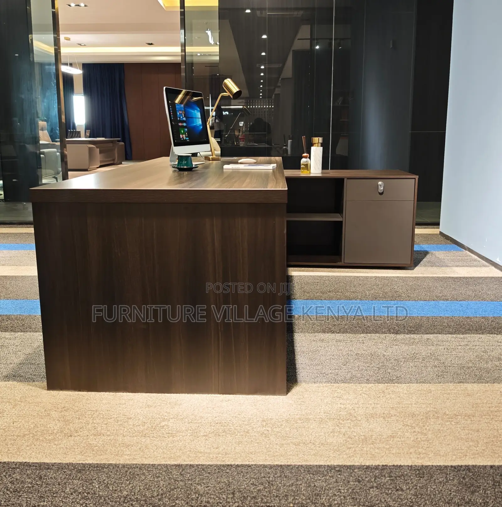 180cm Executive L-Shaped Office Desk