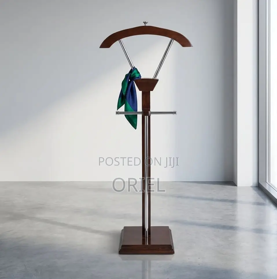 Office Coat Hanger : Executive Mahogany Office Coat Hanger Stand