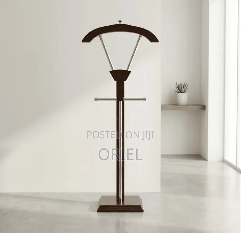 Office Coat Hanger : Executive Mahogany Office Coat Hanger Stand