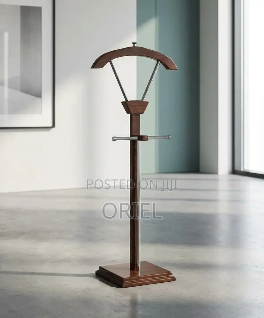 Office Coat Hanger : Executive Mahogany Office Coat Hanger Stand