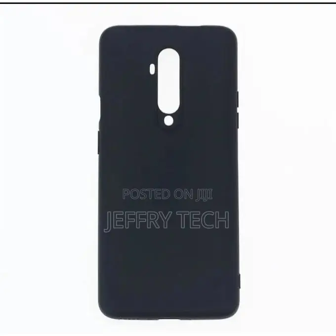 Soft Silicone Shock Proof Case for One Plus 7t Pro Solid Color Back Co