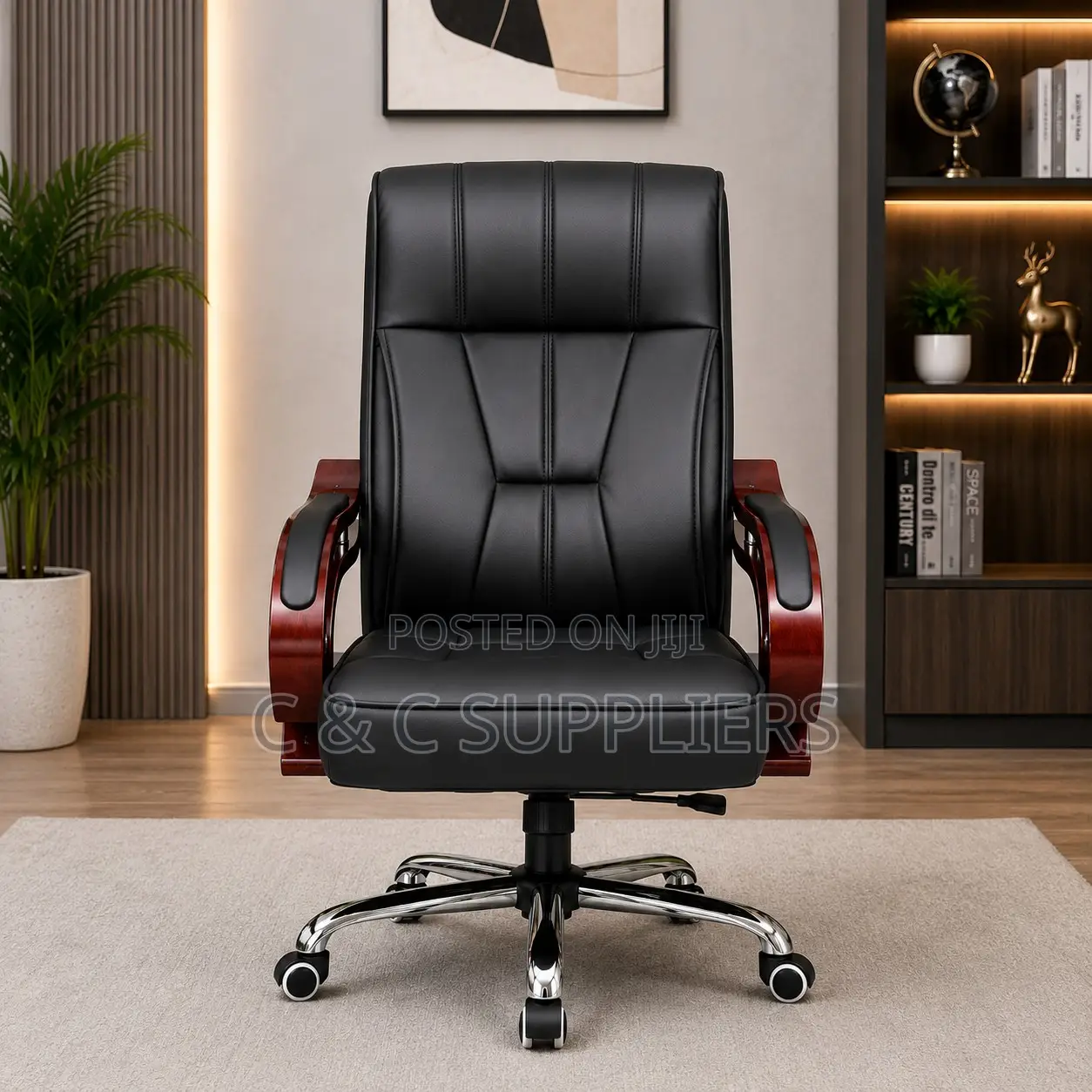 High Back Leather Bliss Task Chair