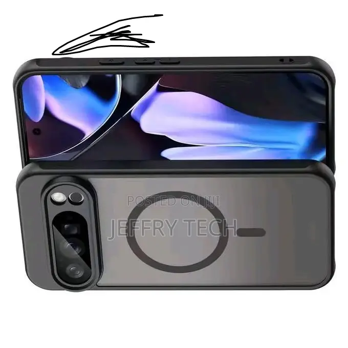 Matte Transparent Case for Google Pixel 9pro Xl 5g Magnetic Wireless C