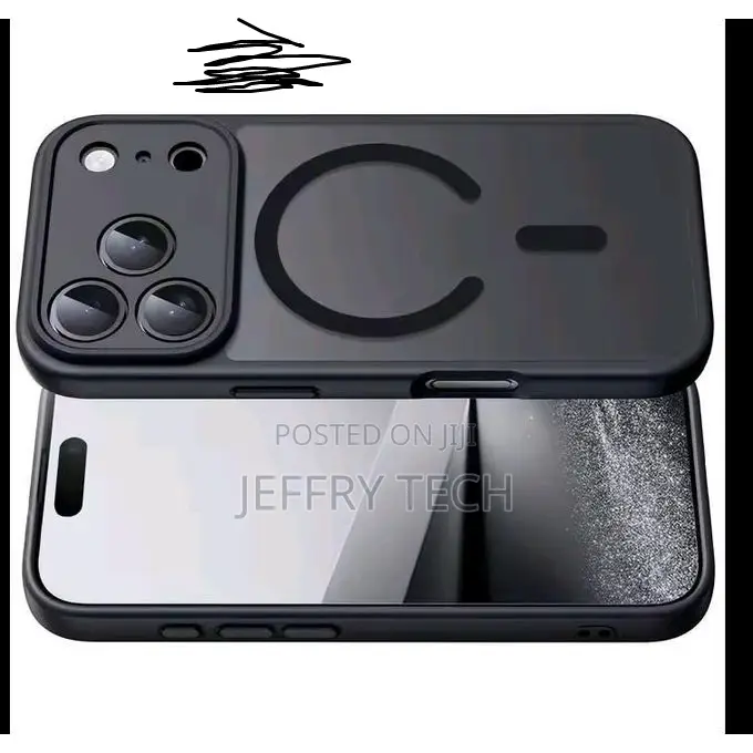 Translucent Frosted Matte Magnetic Phone Case for iPhone 16 Pro Case F