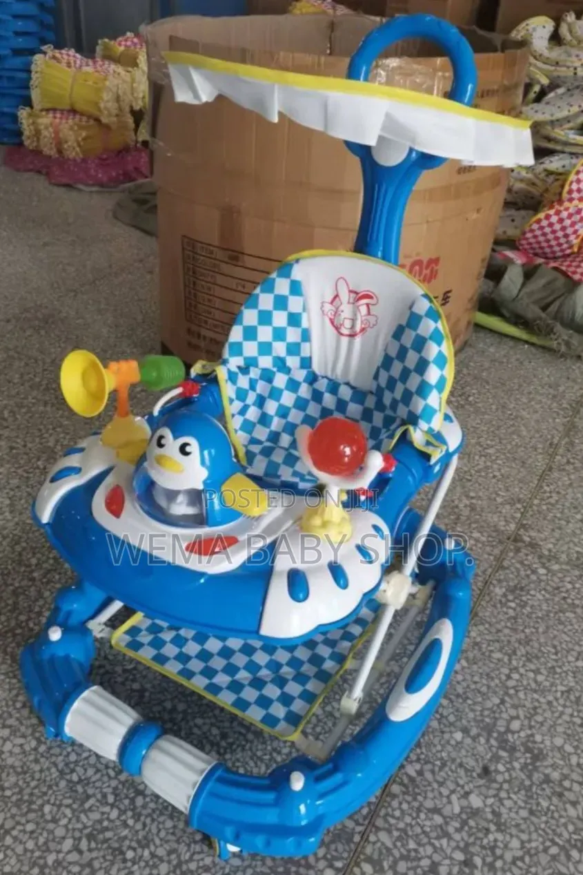 3-in-1 Baby Walker and Rocker