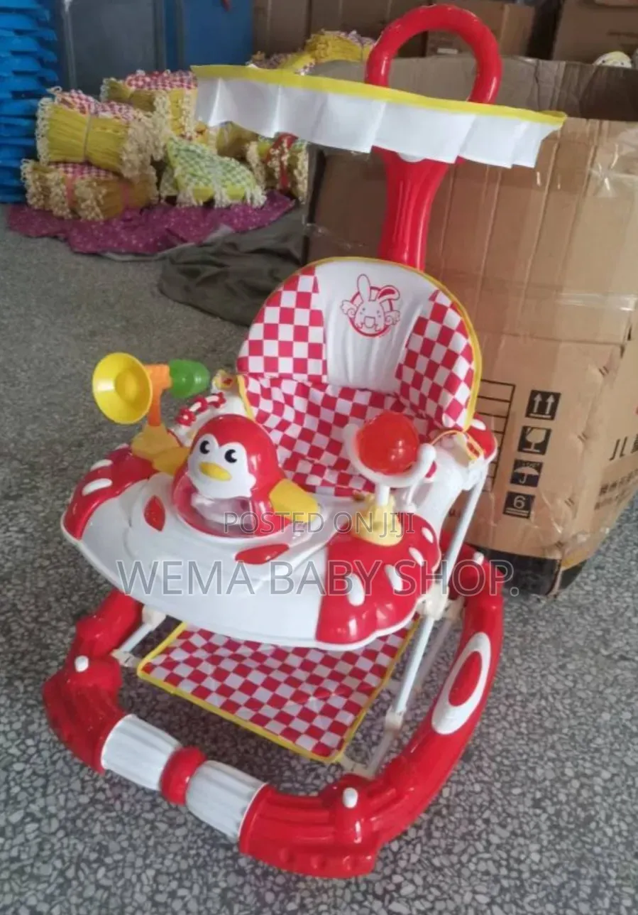 3-in-1 Baby Walker and Rocker