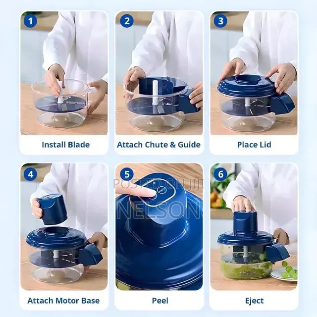 Wireless Rechargeable Fruit and Vegetable Peeler