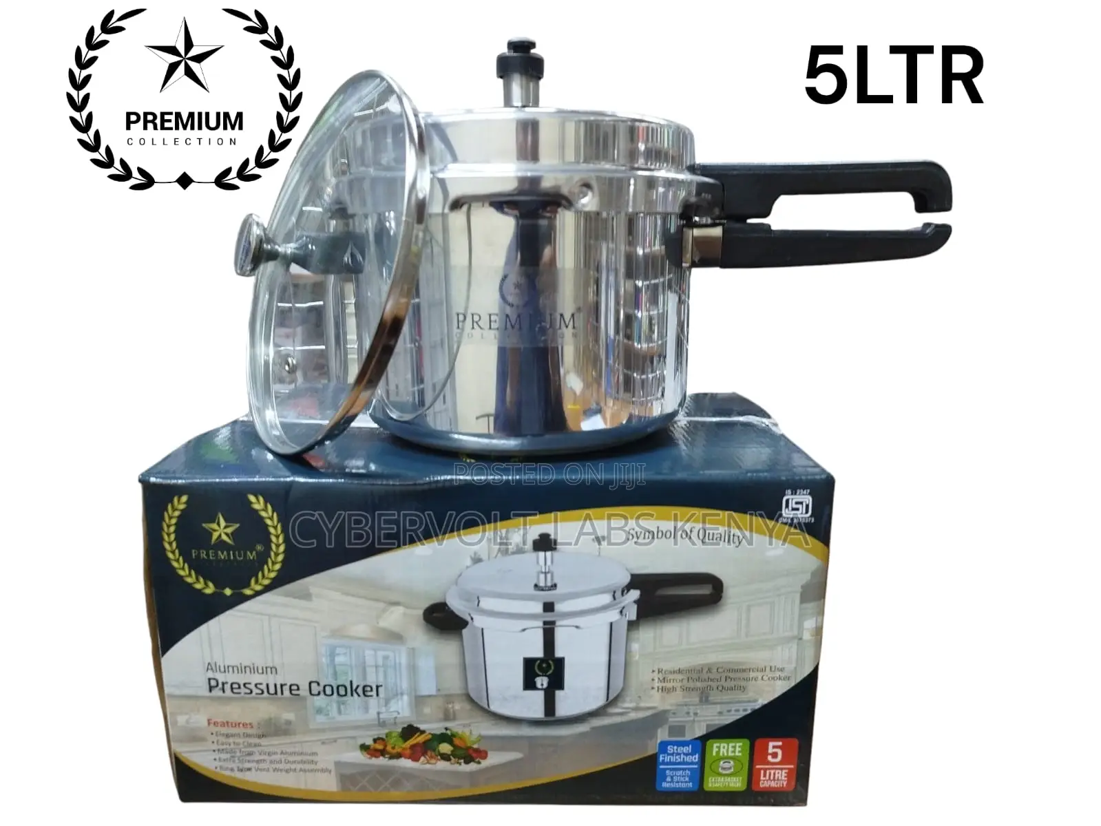 Premium Aluminium Pressure Cooker (3l 5l Available) - Brand New