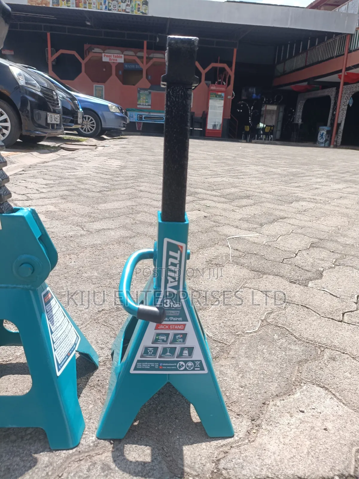 Total 3 Ton Adjustable Jack Stand (Pair) Heavy Duty Axle Stands