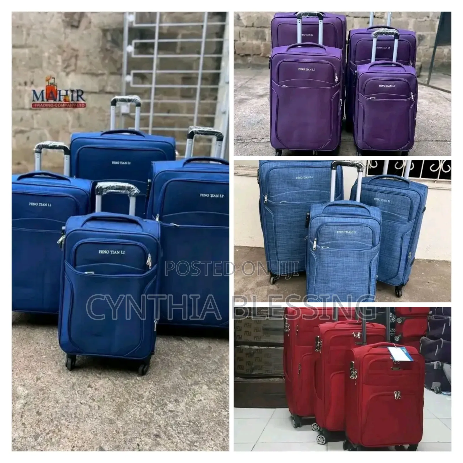 Premium Elegant Suitcase With 360° Wheels Movement