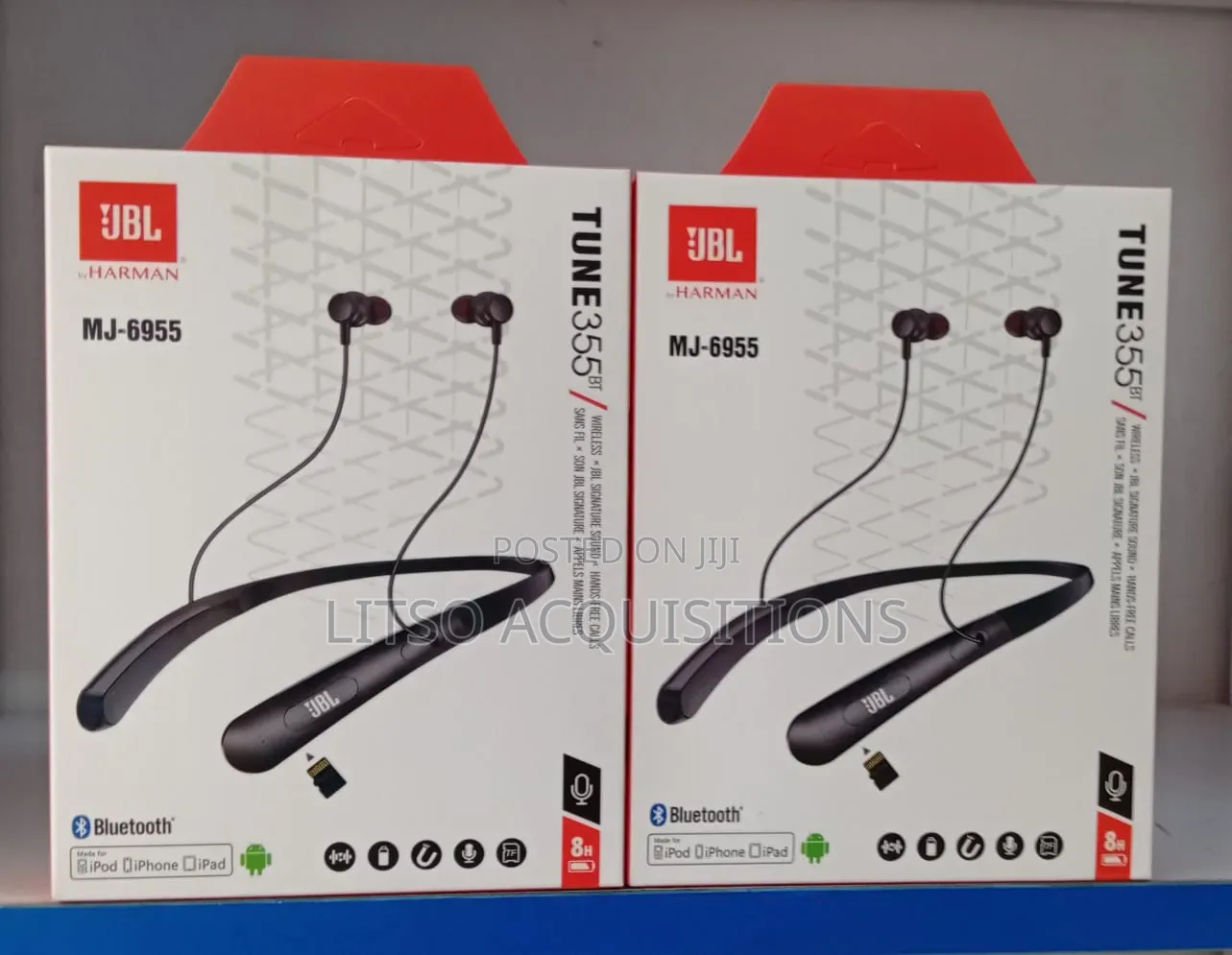 JBL Tune 355bt Bluetooth Neckband Earphones – Wireless Headset