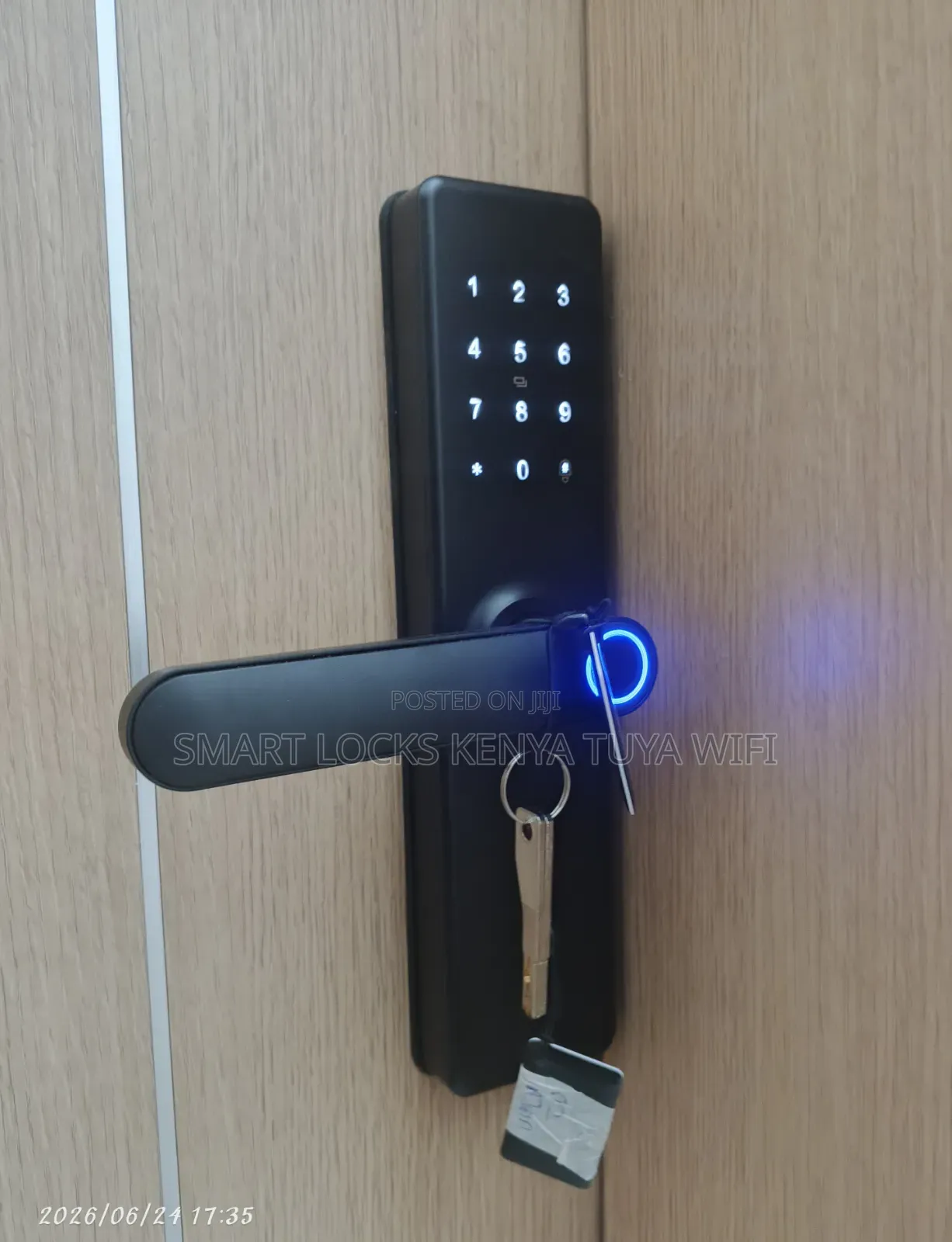 Smart Lock With Wifi App Password Rfid Unlock, Biometric