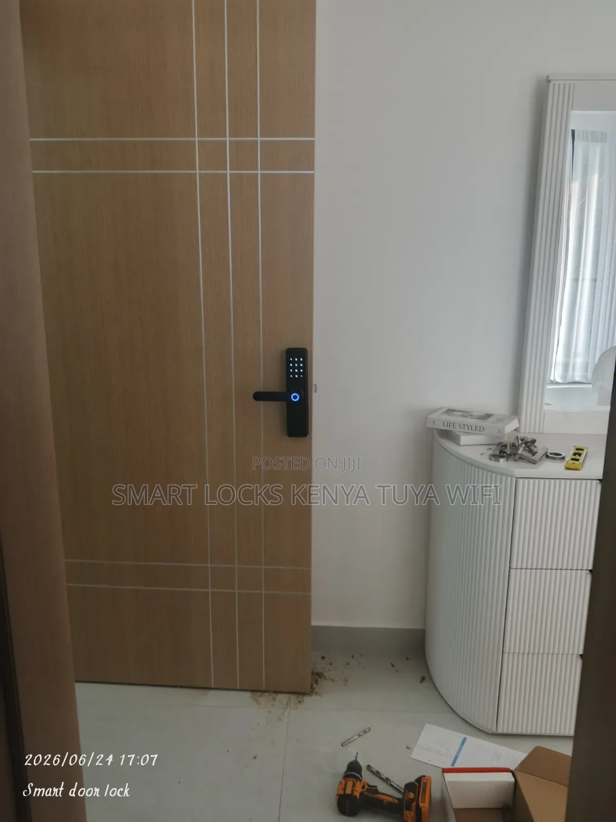 Tuya Wifi Smart Digital Door Lock Smart Home Security Dor Lock