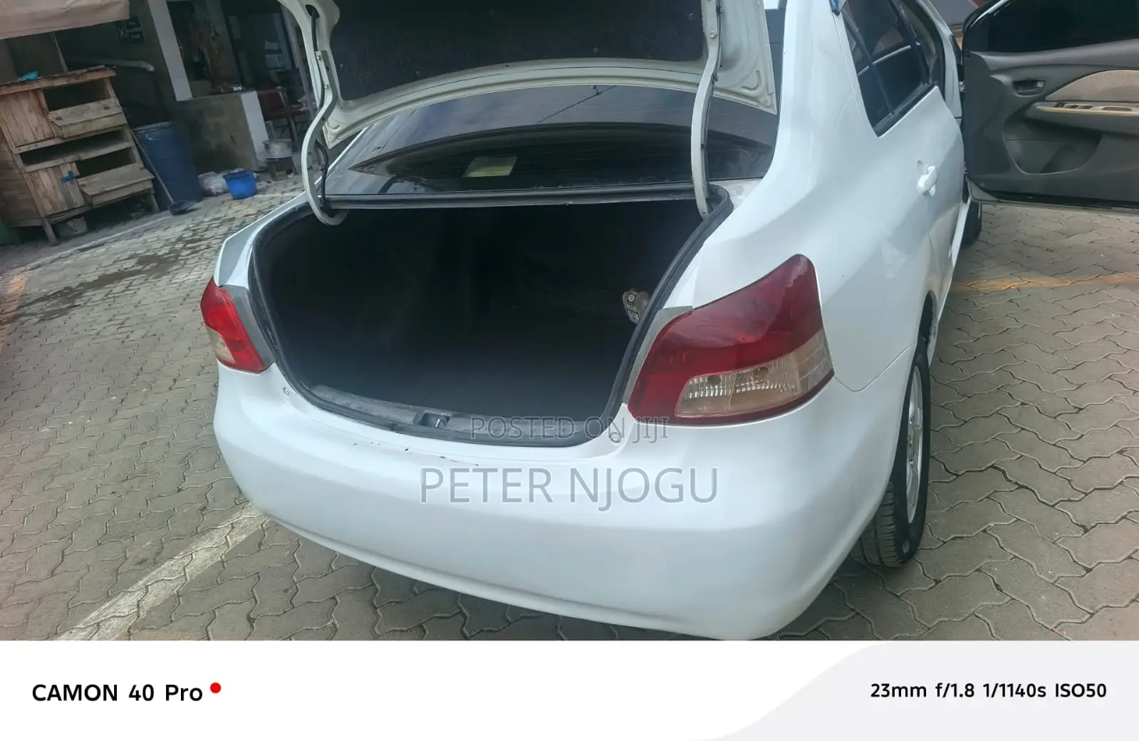 Toyota Belta 2014 White