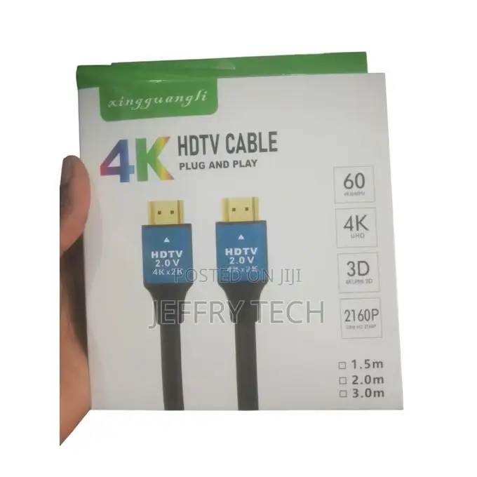 Hdmi Cable 2.0v – Uhd 60hz Plug Play HDTV Cable - 30m