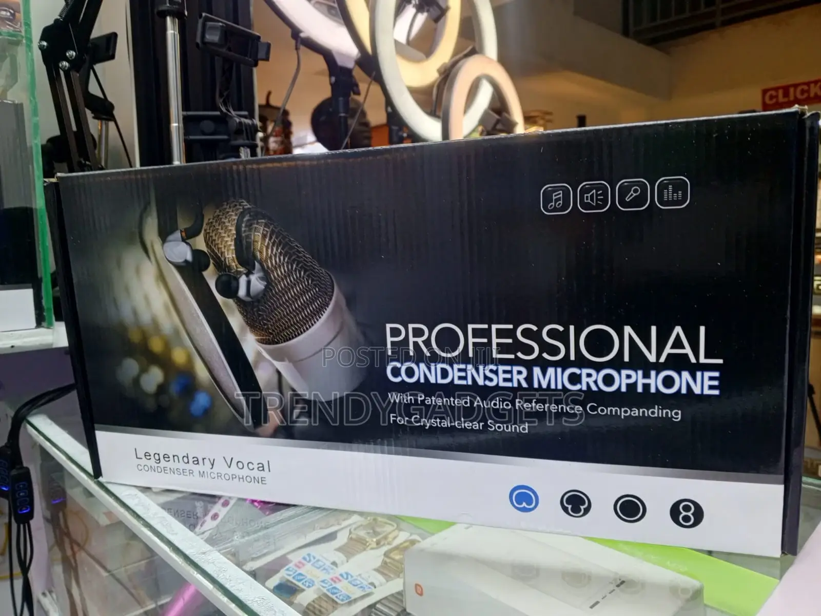 Bm800 Professional Mic Kit With V8 Sound Card and Stand