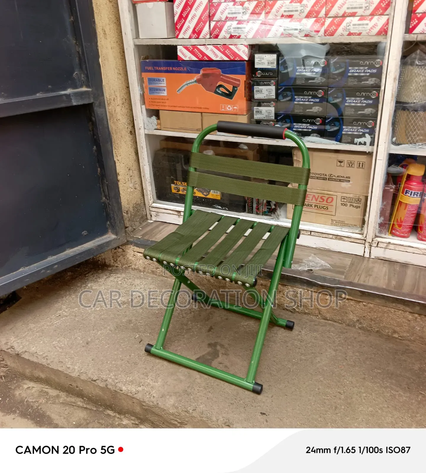 Foldable Outdoor Seat Folds Flat2 Maximize Space for Storage Transport