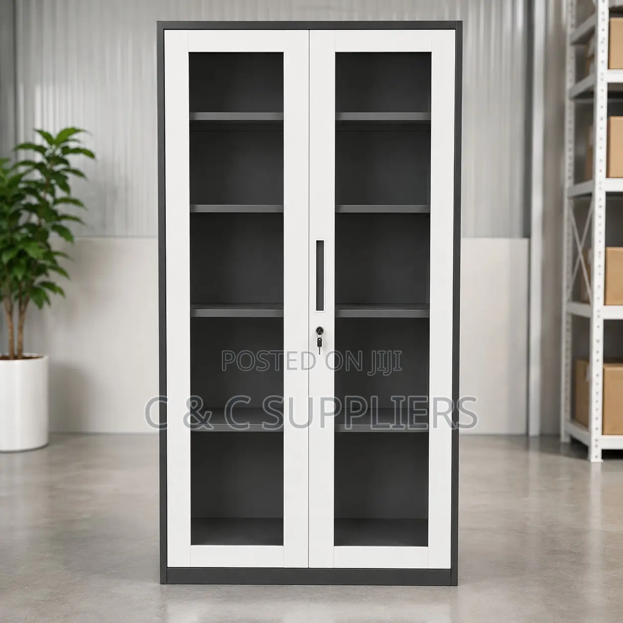 2-Door Modern Storage Unit