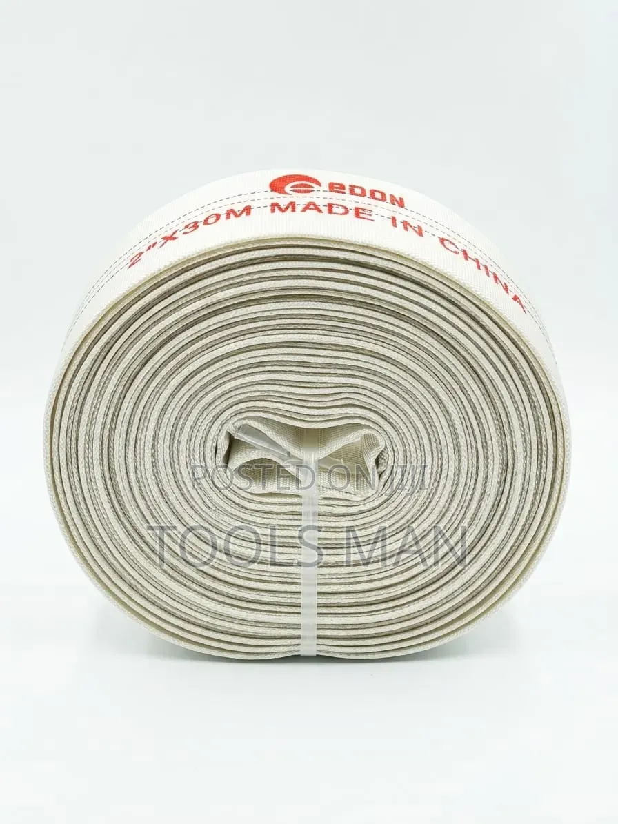Edon 2 Inch X 30m Canvas Water Discharge Layflat Hose.