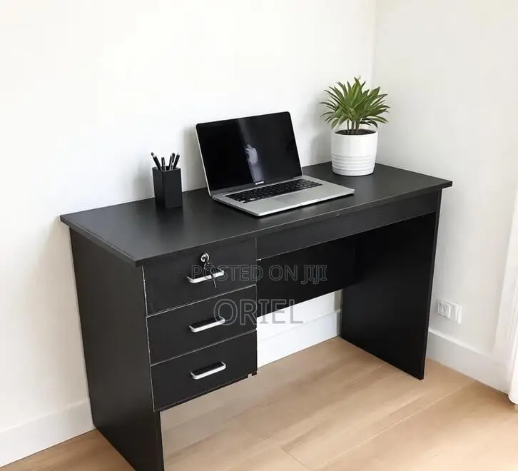 Office Desk : 90cm Black Office Study Desk.