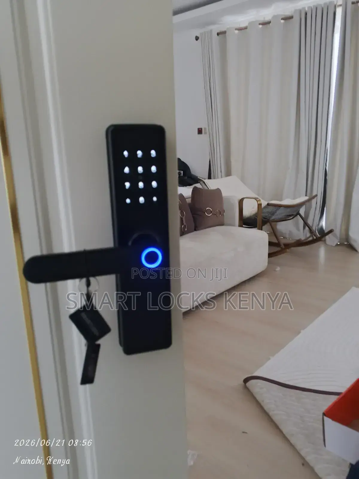 Smart Lock Smart Door Locks 5 Unlocking Ways Password Fingerprint Card