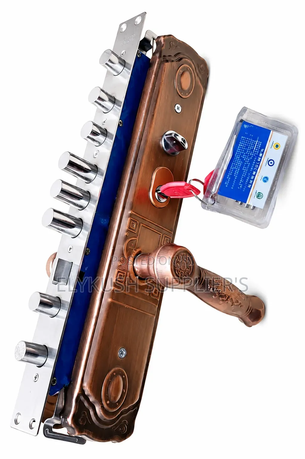 Luxury 8-Bolt Anti-Theft Security Mortise Door Lock Set