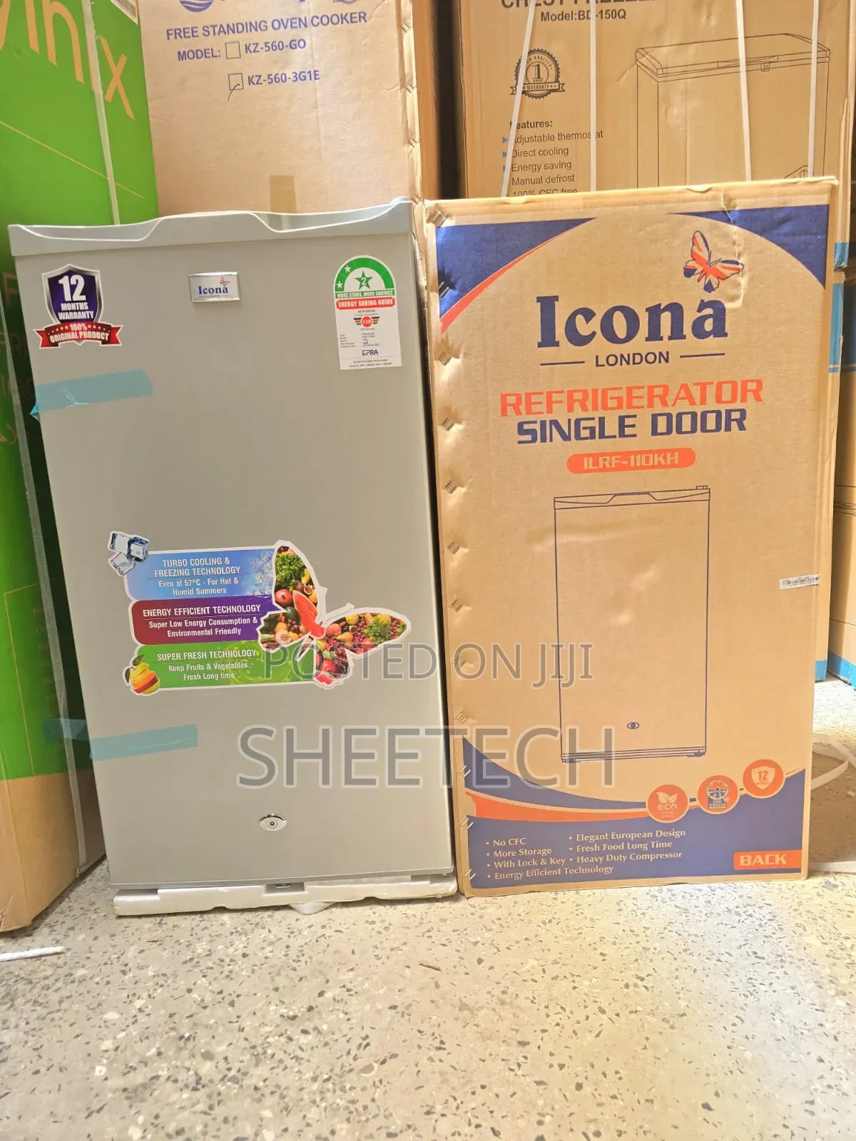 90litres Icona Single Door Fridge