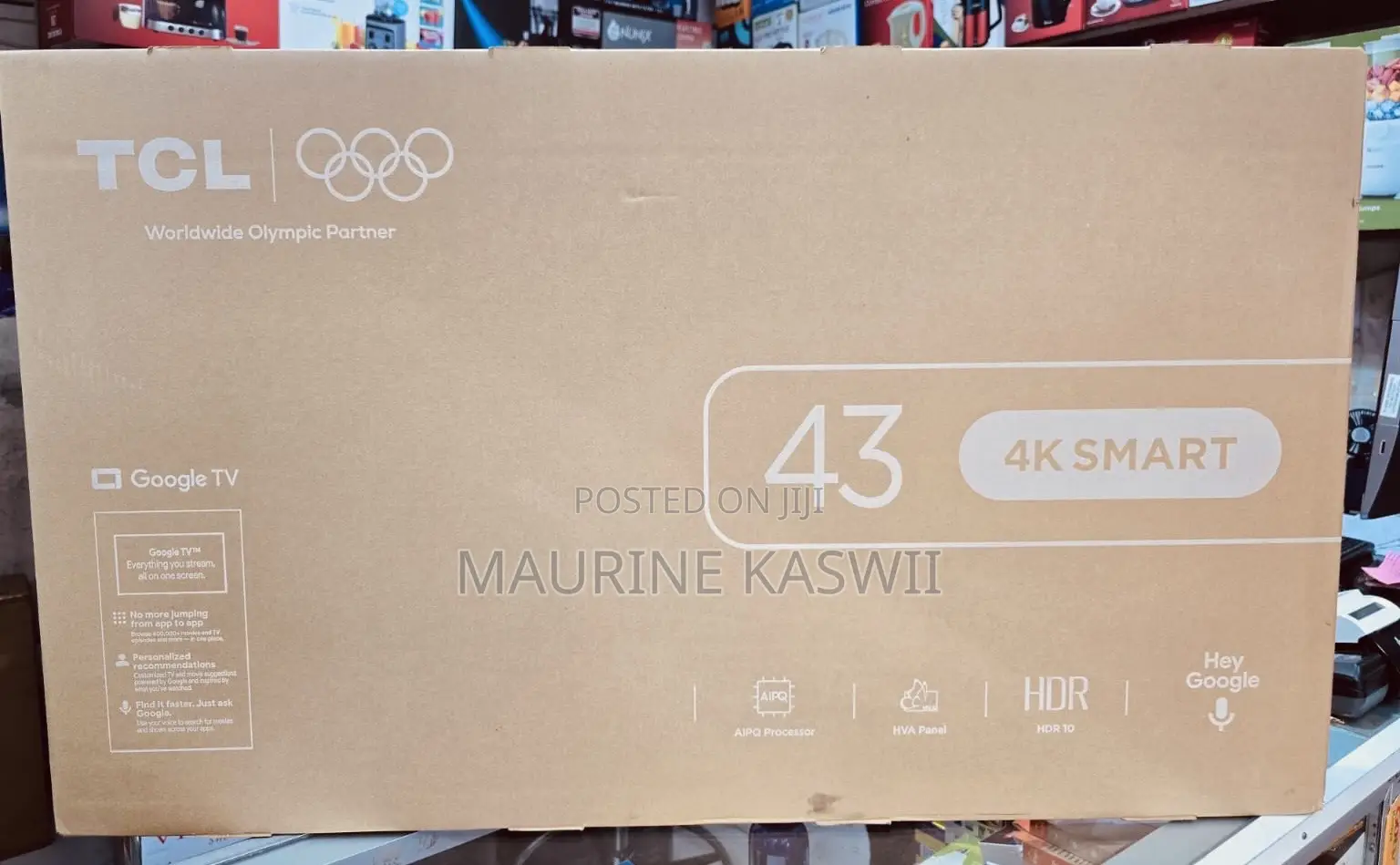 TCL 43”V6d Google TV -Frameless 2026
