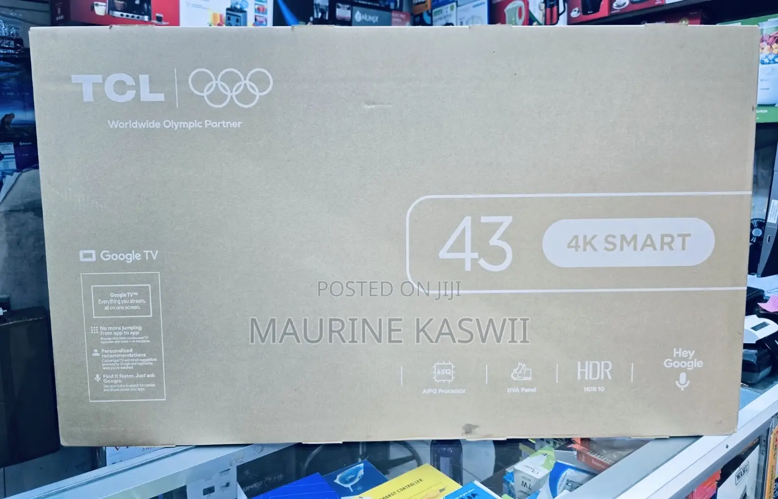 TCL 43”V6d Google TV -Frameless 2026
