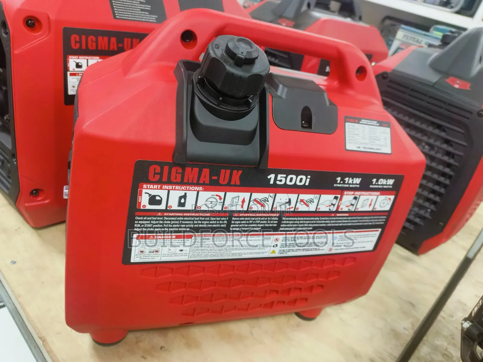 1000w/ 1500i Cigma Uk Silent Inverter Generator
