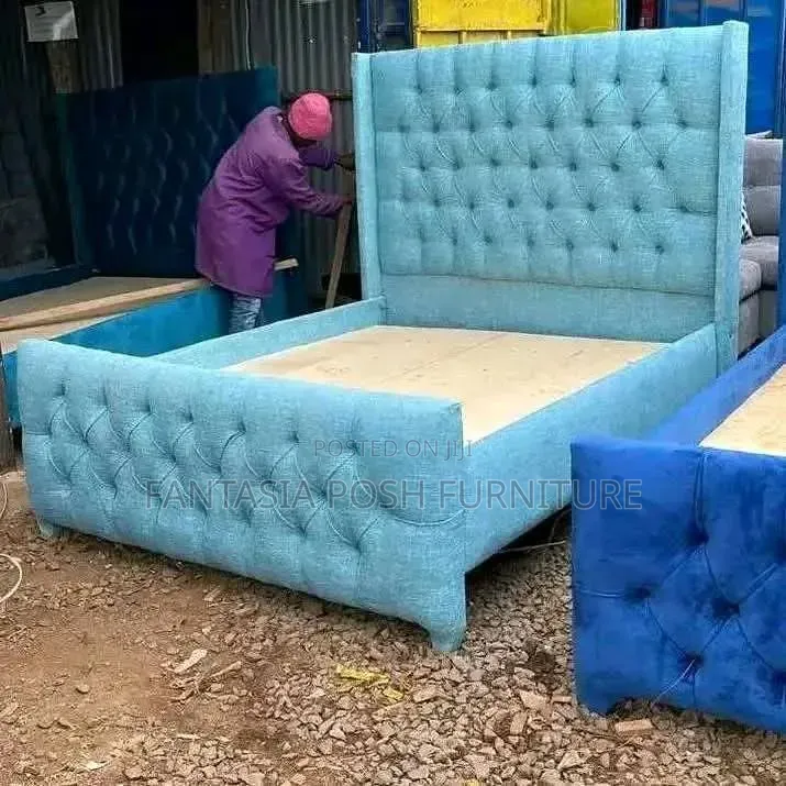 Blue 5 by 6 Bed + Free Delivery