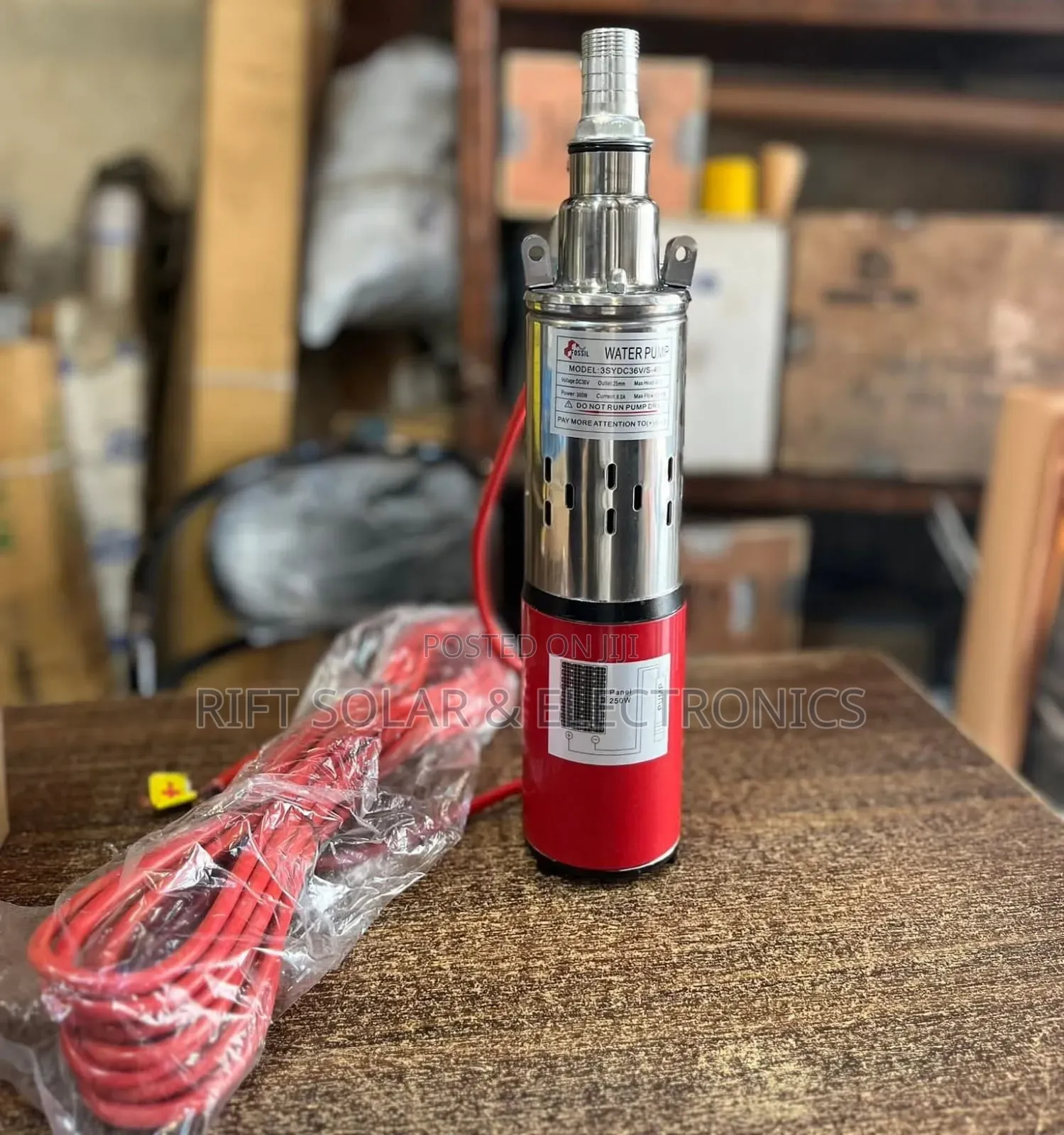 50 Metres Head 36v - 400w Submersible Solar Pump With 1" Outlet