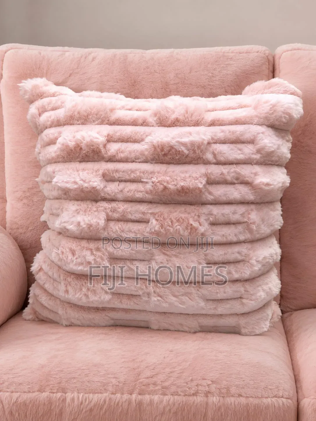 Rabbit Faux-Fur Cushion Covers 45x45cm