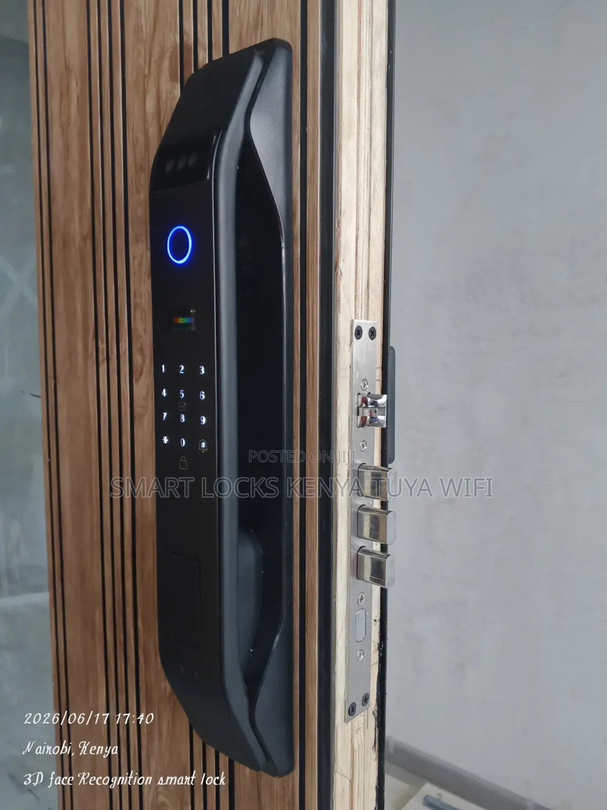 Tuya Wifi Biometric 3d Face Recognition Electronic Intelligent Lock