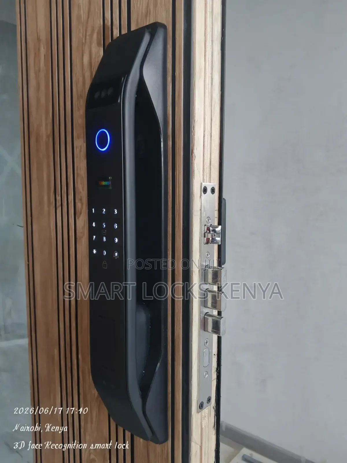 Tuya Wifi Biometric 3d Face Recognition Electronic Intelligent Lock