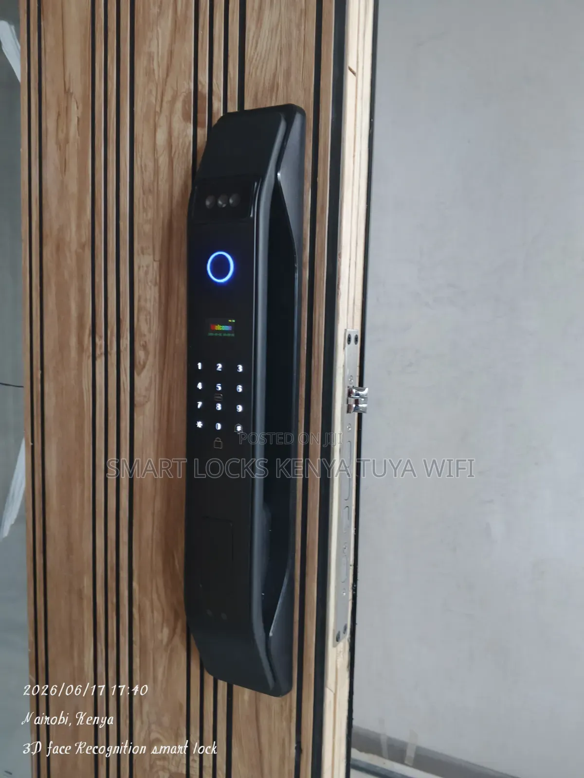 Smart Lock 3d Face Recognition Smart Locks for Front Door Tuya Wifi
