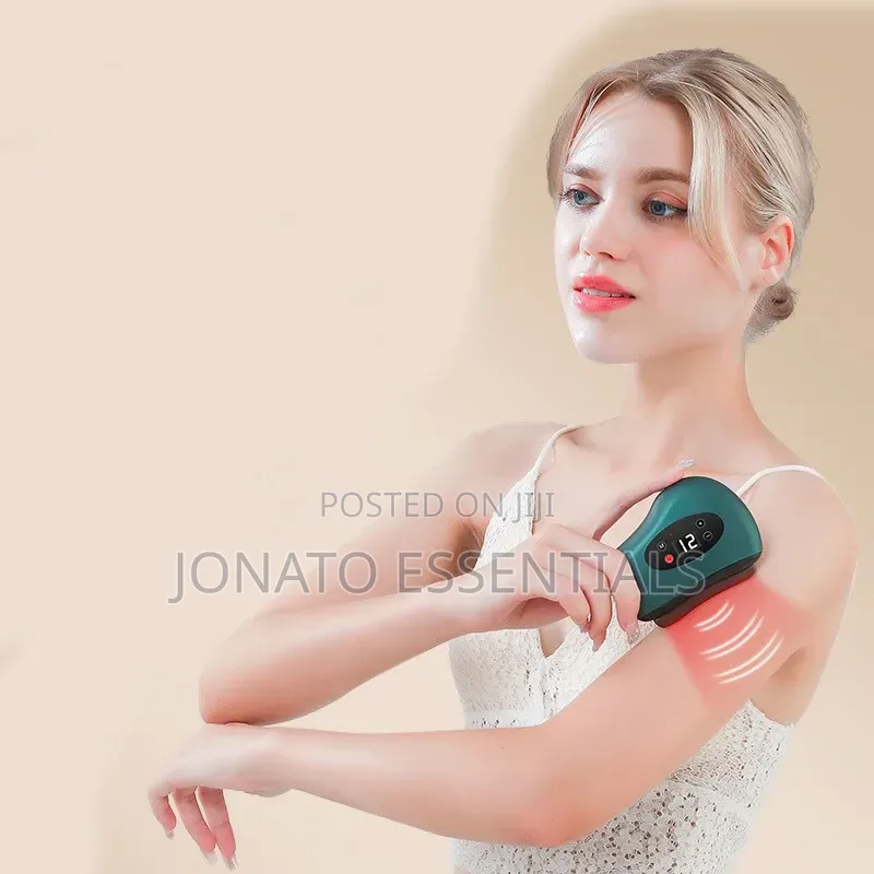 Electric Gua Sha Body Massager With Red Light Heat Therapy
