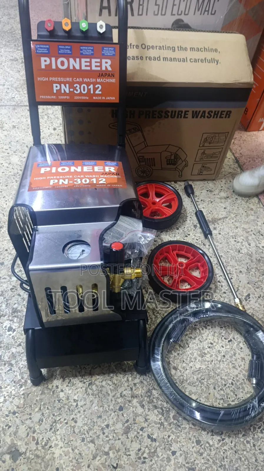 Pioneer Electric High Pressure Machine/3200psi Electric Carwash Machin