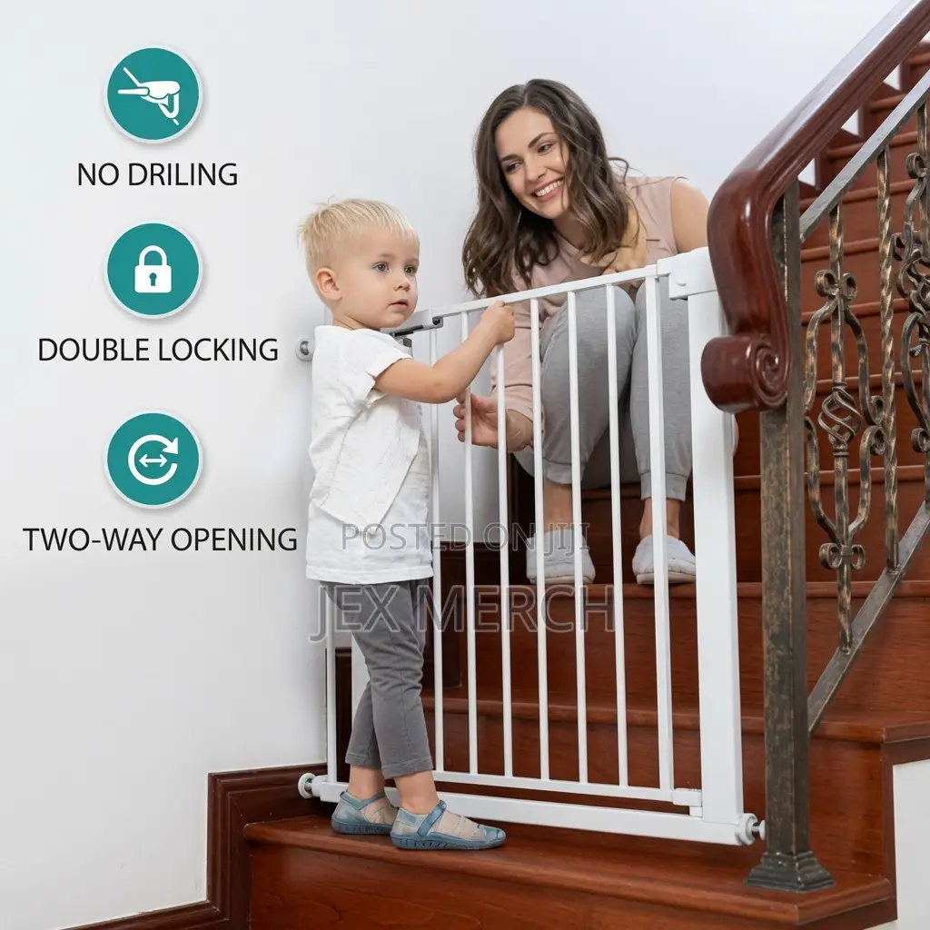 Baby Safety Gate 83 Cm Wide : Extensions Available
