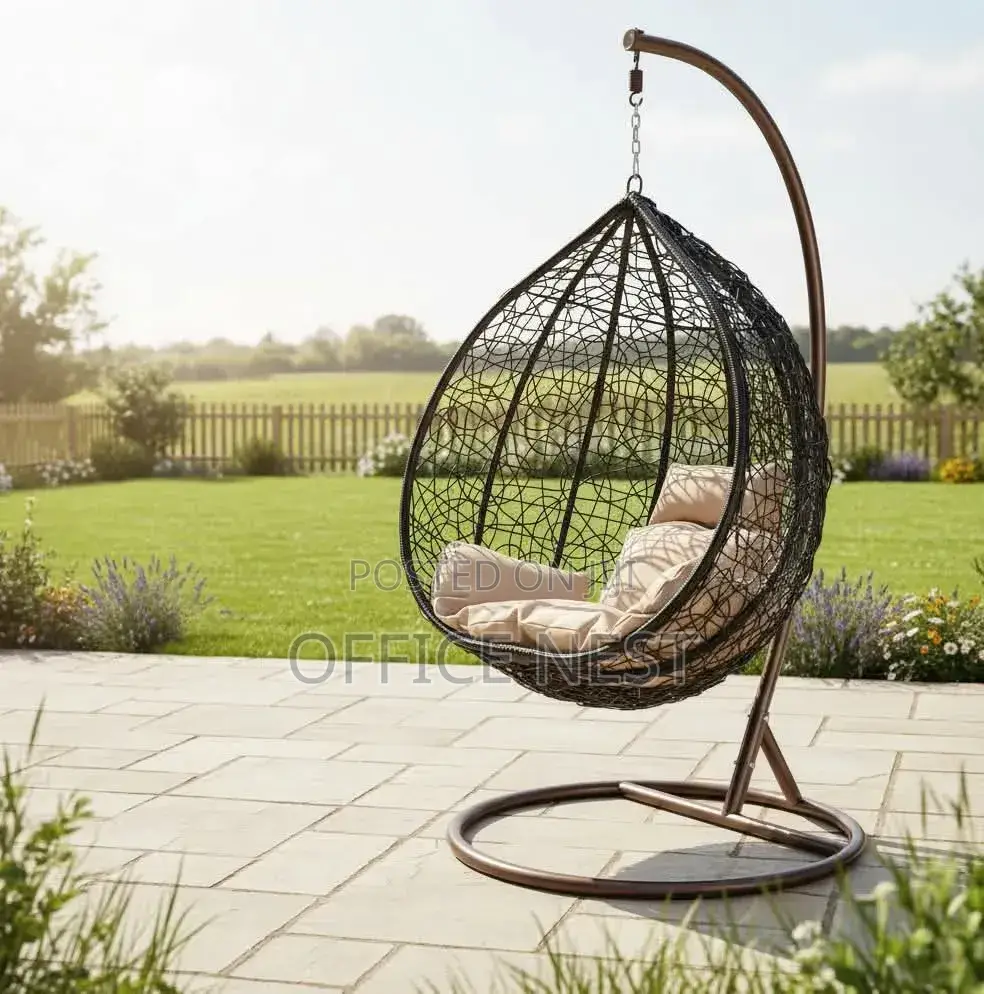 Modern Hammock Swing Chair With Rattan