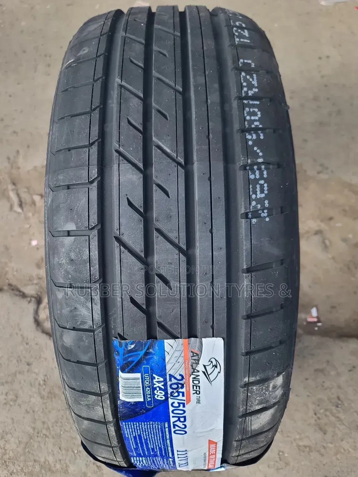 265 /50 R20 Atlander Tyres 111v X/L Made in Thailand