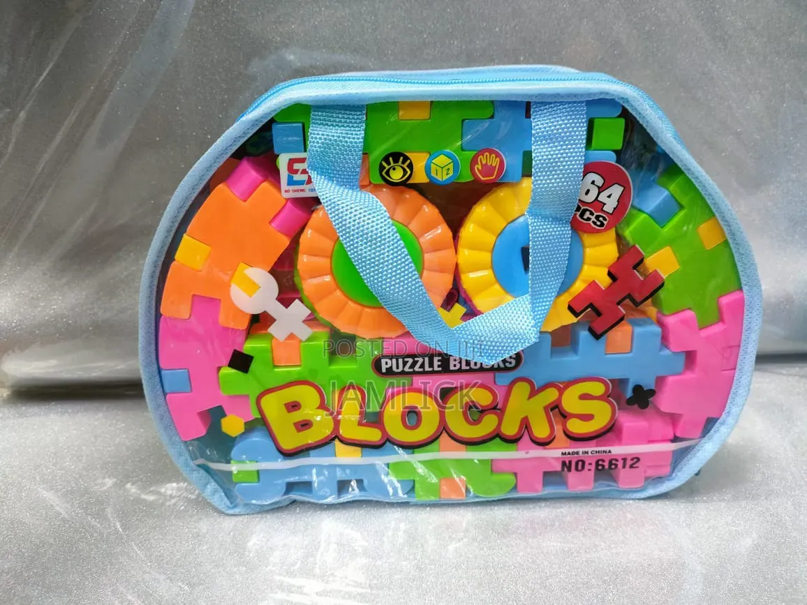 64pcs Puzzle Building Blocks | Educational Stem Toy for Kids - Jy